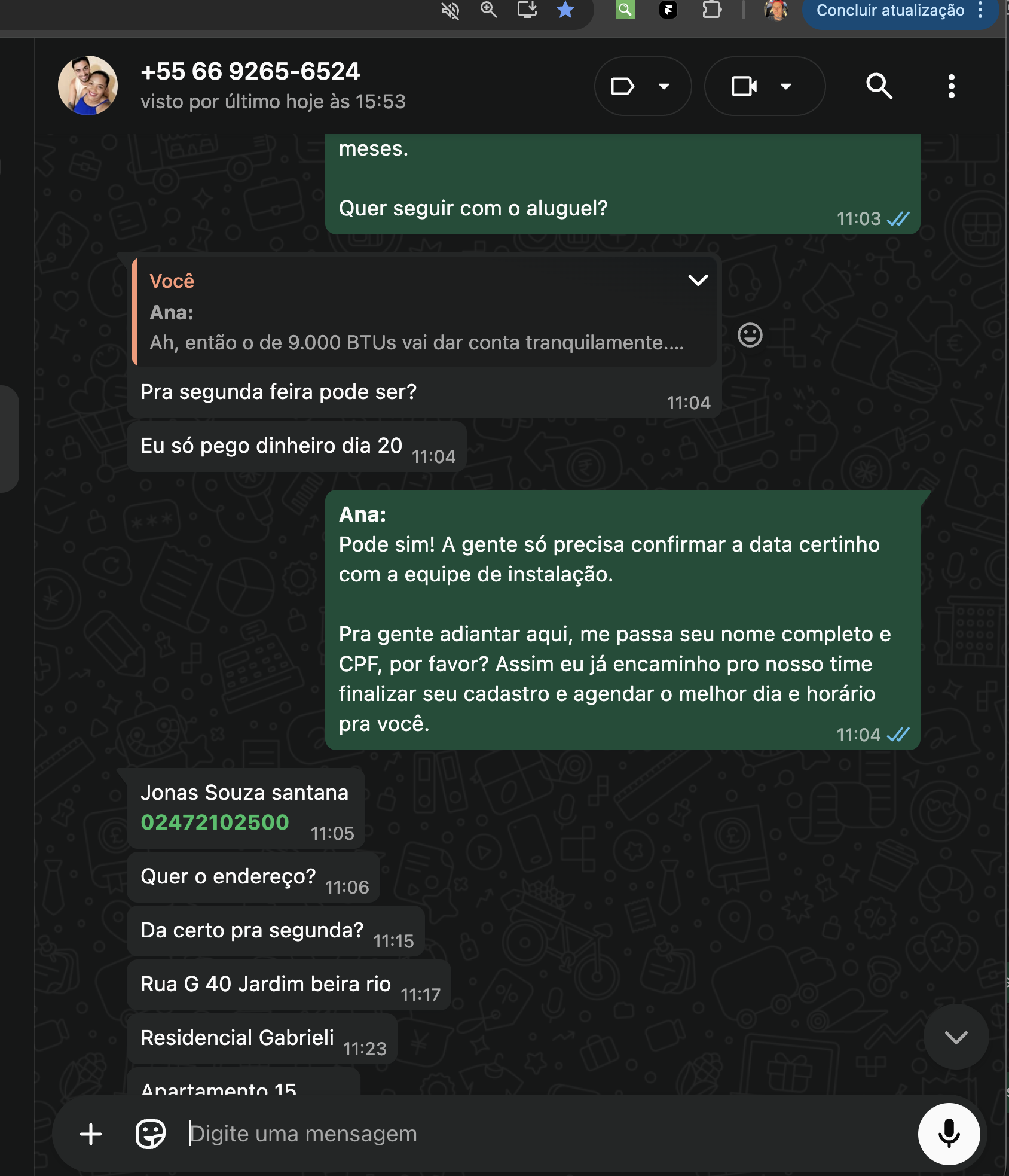 IA coleta dados e encaminha